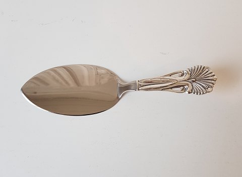 Cake server with shaft in silver and laf in steel from 1952