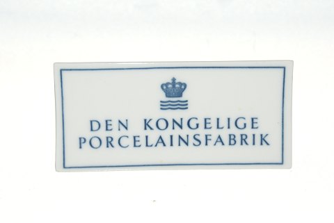 Forhandler skilt Kongelig porcelænfabrik
Fra Kongelig porcelænfabrik
SOLGT