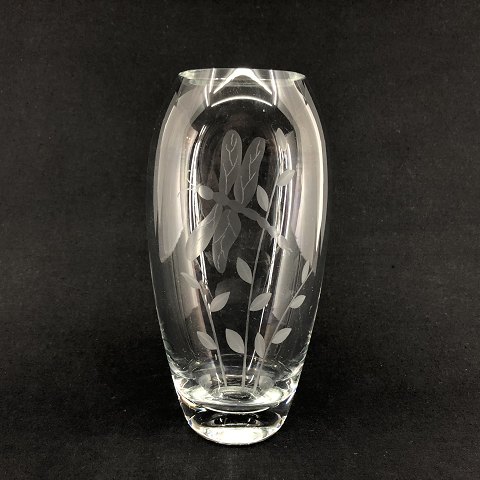 Vase med guldsmed fra 1950