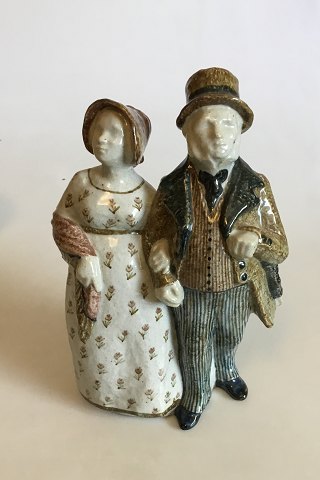 Bing & Grondahl Stoneware Figurine of Citizen Couple No 208