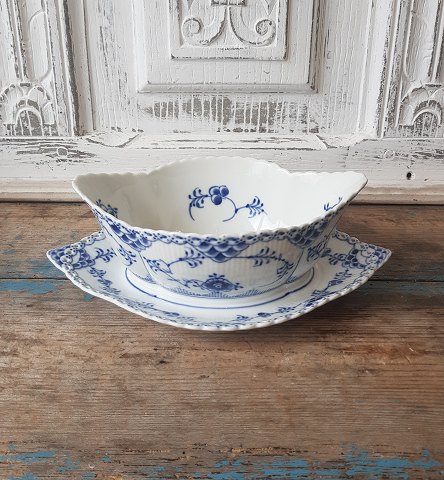 Royal Copenhagen Blue Fluted Full Lace Saucer No. 1105