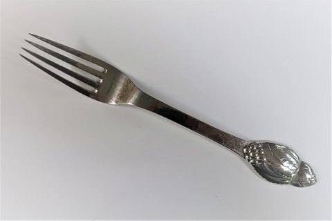 Evald Nielsen silver cutlery no. 6. Silver (830). Dinner Fork. Length 20.3 cm.