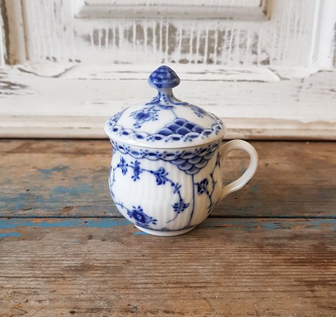 Royal Copenhagen Blue Fluted Half Lace Cream Cup no. 743