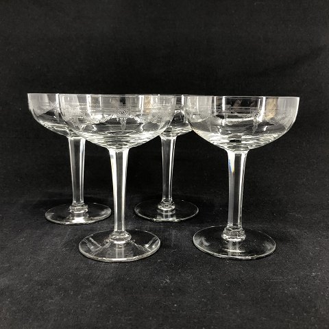 Set of four champagneglass
