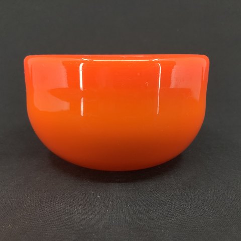 Rød Palet skål, 13 cm.
