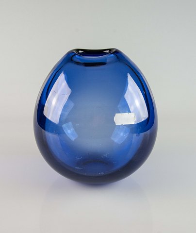 Holmegaard
Blå dråbevase
Glas