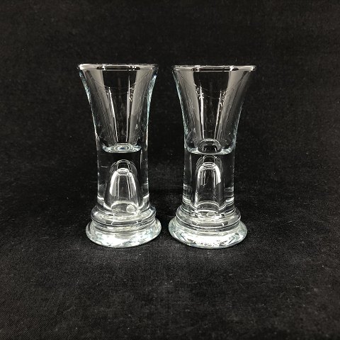 A set of Bell glass from Holmegaard
