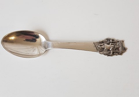 H.C. Andersen fairy tale spoon in silver - motif "The King