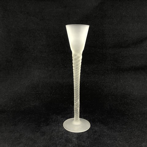 Frosted Amager schnapps glass, 22 cm.
