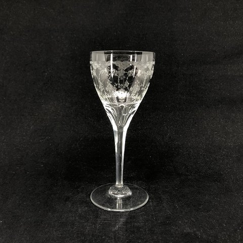 Blue Fluted red wine glass
