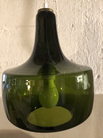 Large green glass lamp
*950 DKK