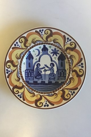 Aluminia Commemorative Plate with Aarhus City Weapon No 286-352