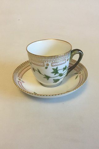 Royal Copenhagen Flora Danica Kaffekop og Underkop No 20/3597