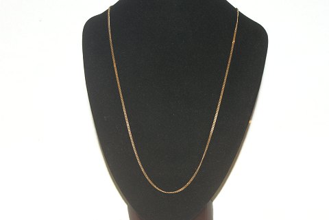 Armor facet necklace in 14 carat gold, the necklace is new
Length 60 cm