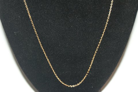 Anchor Faceted necklace in 14 carat gold
Length 50 cm