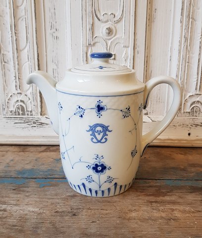 B&G Blue traditional Hotel porcelain coffee pot with logo no. 1052