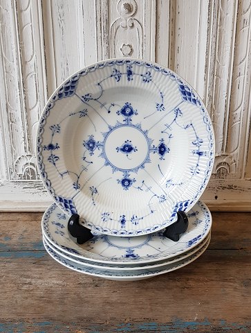 Royal Copenhagen Blue Fluted Half Lace soup Plate no. 659 - 23 cm.