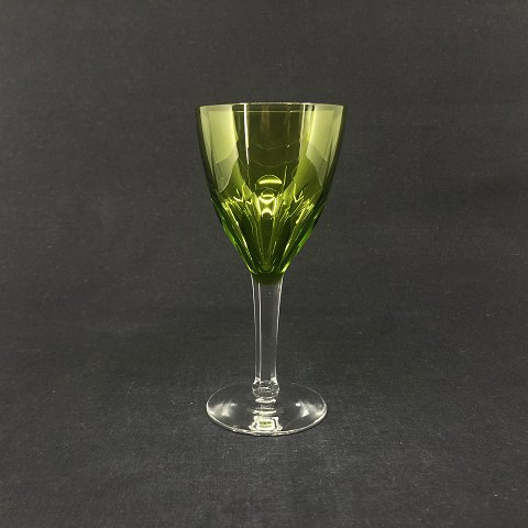 Astrid green white wine glass
