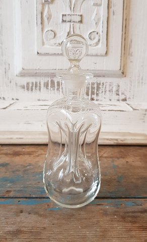 Holmegaard lille klukflaske - 15 cm.