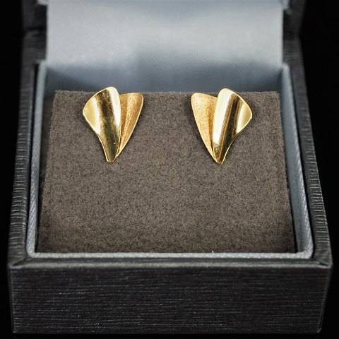 Aagaard; Earrings of 14k gold