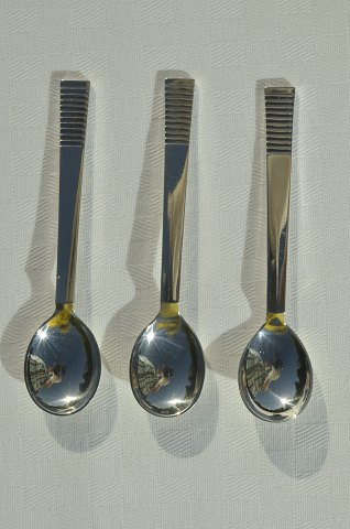 Georg Jensen Silver cutlery Parallel Vintage Mocha spoon  035