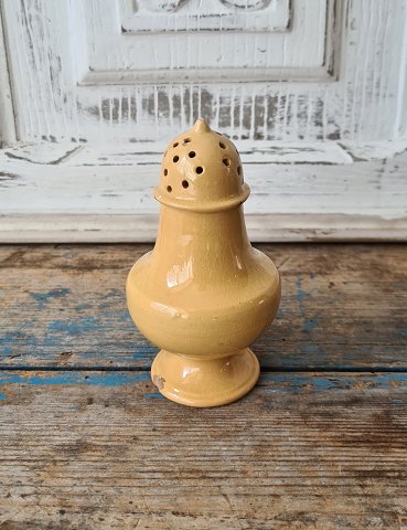 19th century faience salt shaker in rare shape