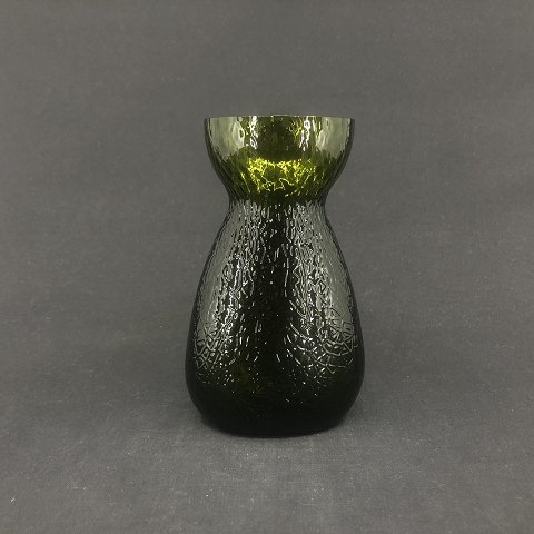Moss green hyacint vase from Fyens Glasswork
