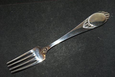 Lunch Fork fork 4, Træske  (wooden spoon) SilverCohr SilverLength 17.5 cm.