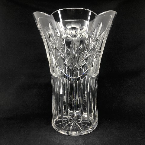 LARGE crystal glass vase
