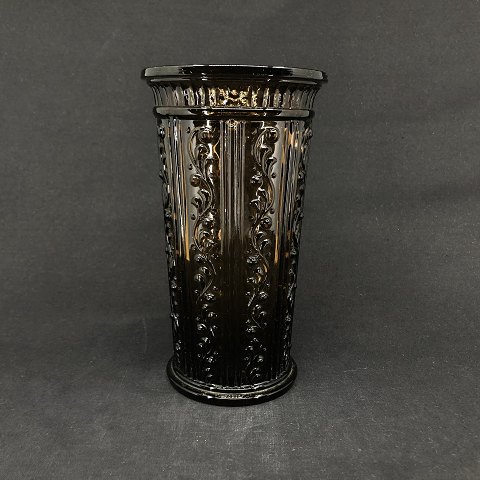 Smokey topaz vase from Holmegaard
