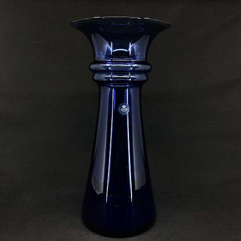 Blå Harmony vase fra Holmegaard
