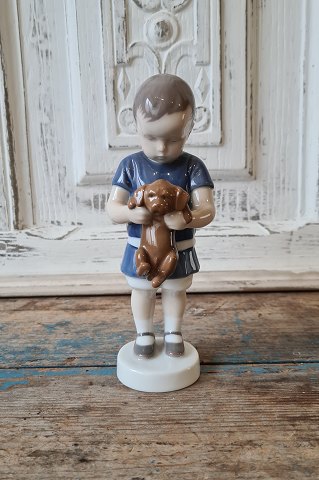 B&G Figure - Ole with dachshund no. 1747