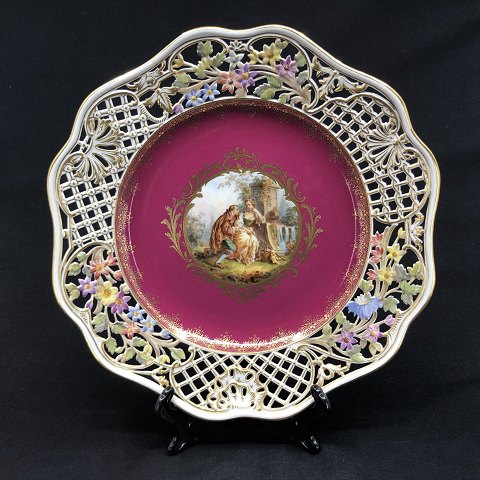 Platter from Meissen from 1890-1890

