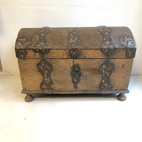 Unusual small chest from the 18th century
