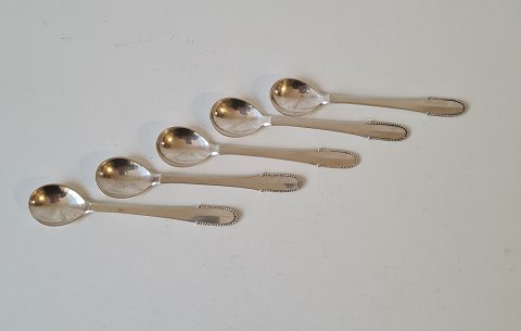 Georg Jensen Beaded mocha spoon in silver - produced between 1915-30