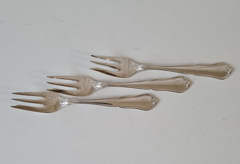 Rita cake fork in silver 13.5 cm.