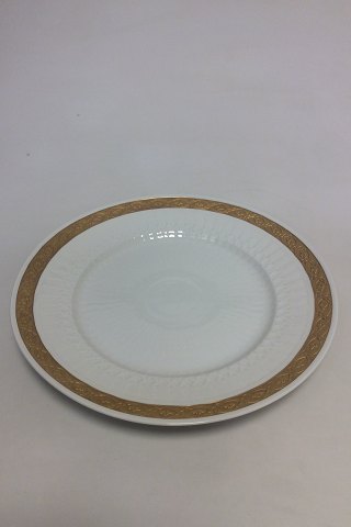 Royal Copenhagen Gold Fan Round Serving Platter No. 11512 / 376