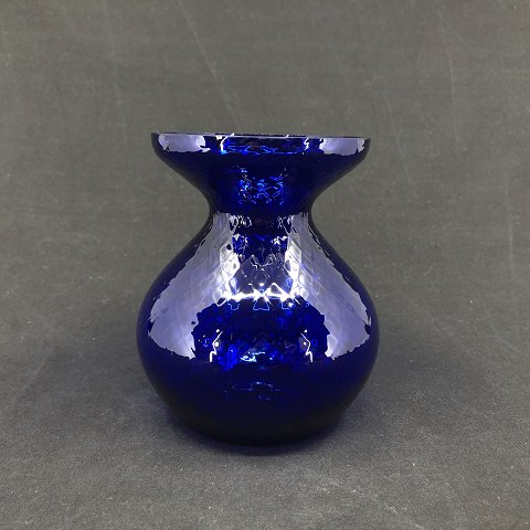 Blå hyacintglas fra Fyens Glasværk
