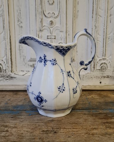 Royal Copenhagen Blue Fluted half-lace milk jug no. 646