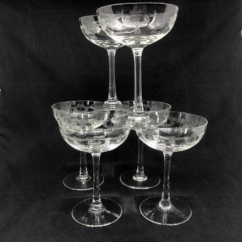 Set of 6 champagne coupes