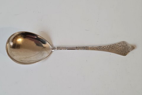 Antik Rokoko serving spoon in silver from 1923 - 17.8 cm.