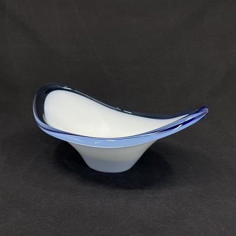 Oval bordskål fra Kastrup Glasværk
