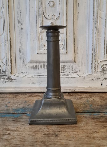1800s pewter candlestick