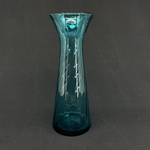 Blåt hyacintglas fra Fyens Glasværk

