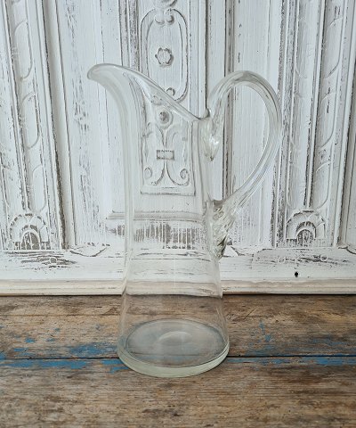 Milk jug in glass from Aalborg glassworks 25.5 cm.