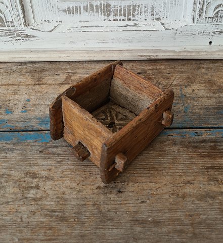 18th century Swedish butter form in wood