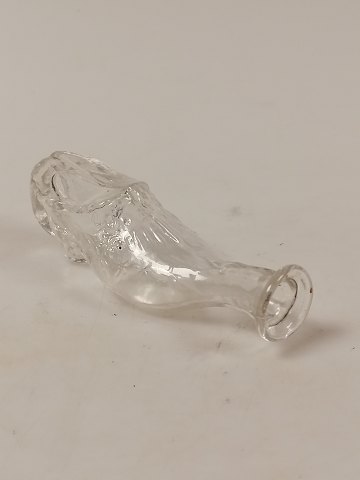 Figure bottle in the shape of a shoe Kastrup Glasværk 1886