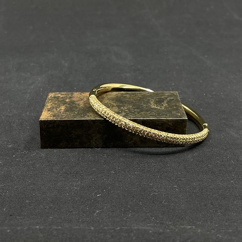 Gold-plated Swarovski bracelet
