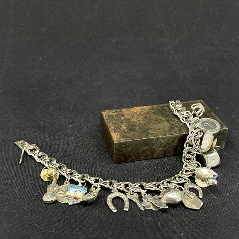 Charm bracelet in silver