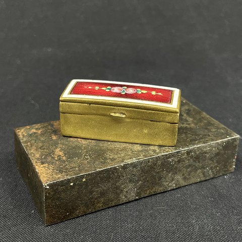 Nice little pill box with enamel